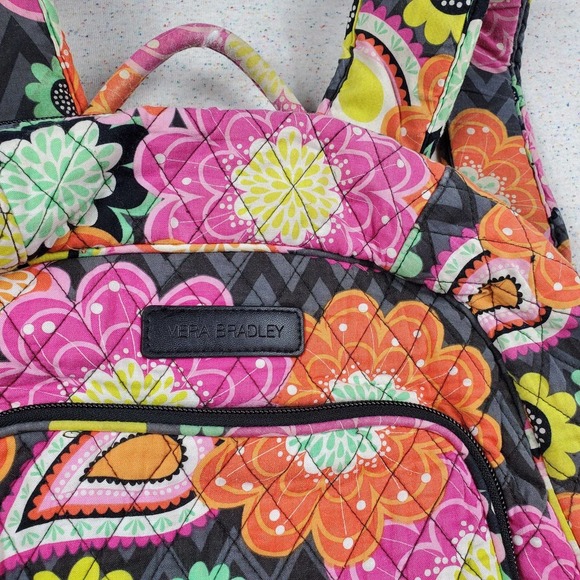 Vera Bradley Backpack floral paisley - Picture 2 of 12